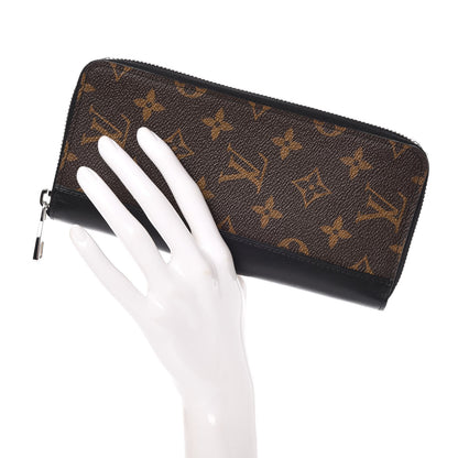 Louis Vuitton Monogram Macassar Vertical Zippy Wallet 2 of 8