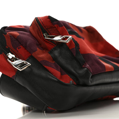 Alexander McQueen Nylon Camoflauge Belt Bag Red Multicolor 6 of 7