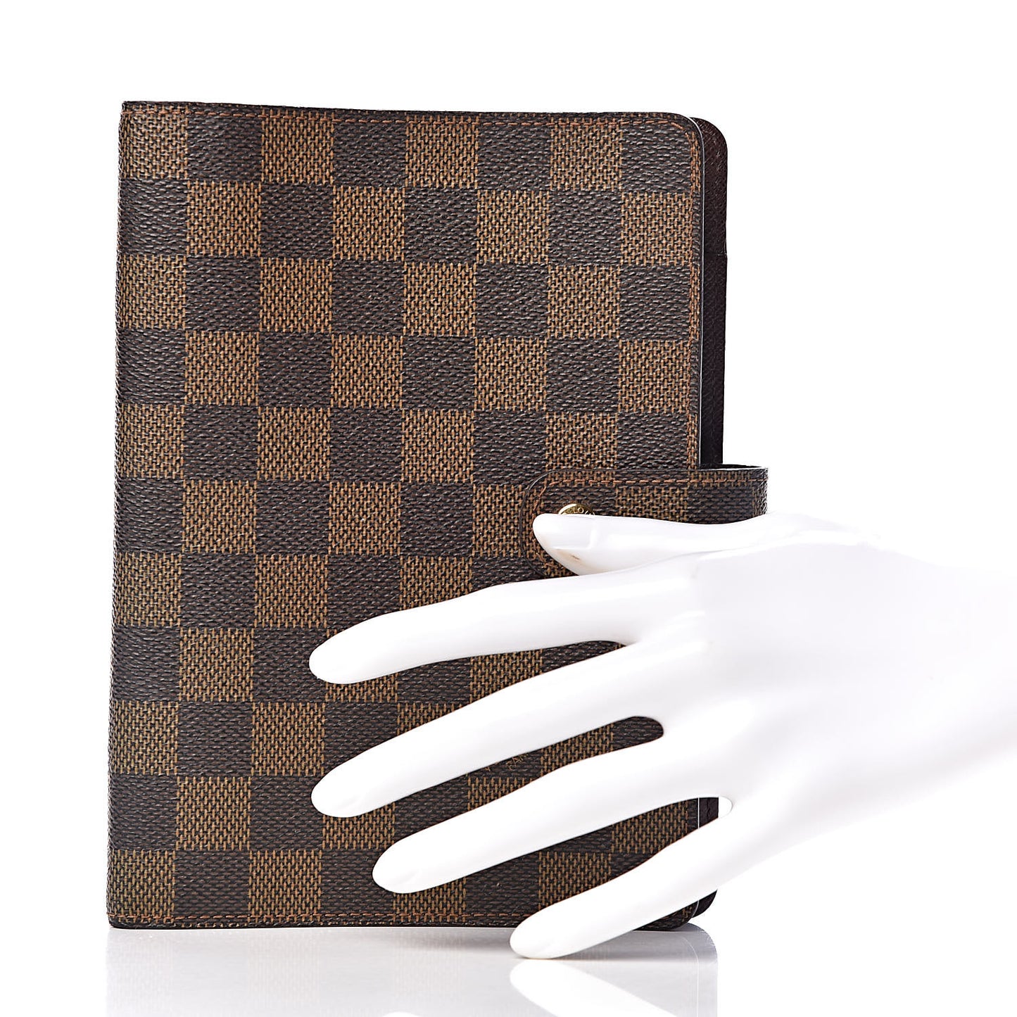 Damier Ebene Medium Ring Agenda Cover