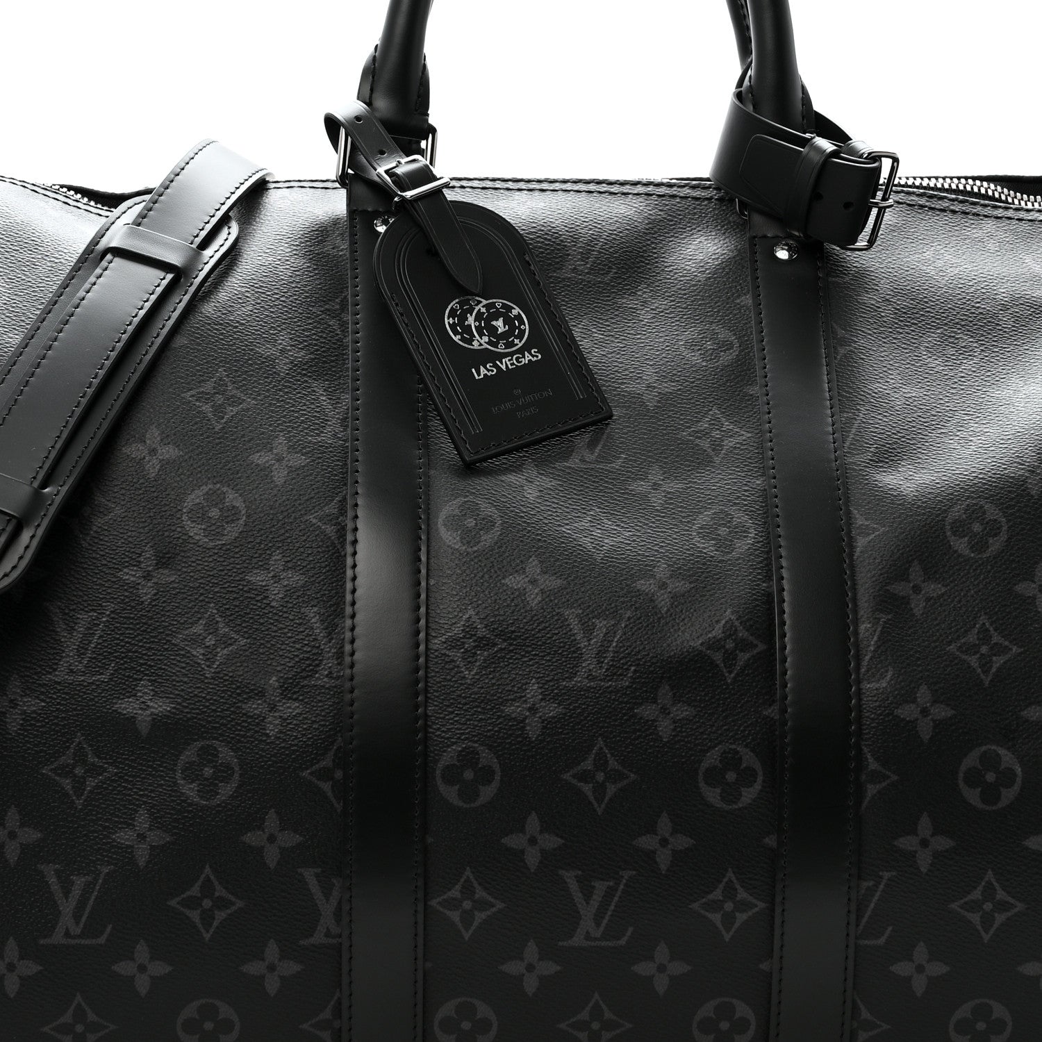 Louis Vuitton Monogram Eclipse Keepall Bandouliere 55 8 of 13