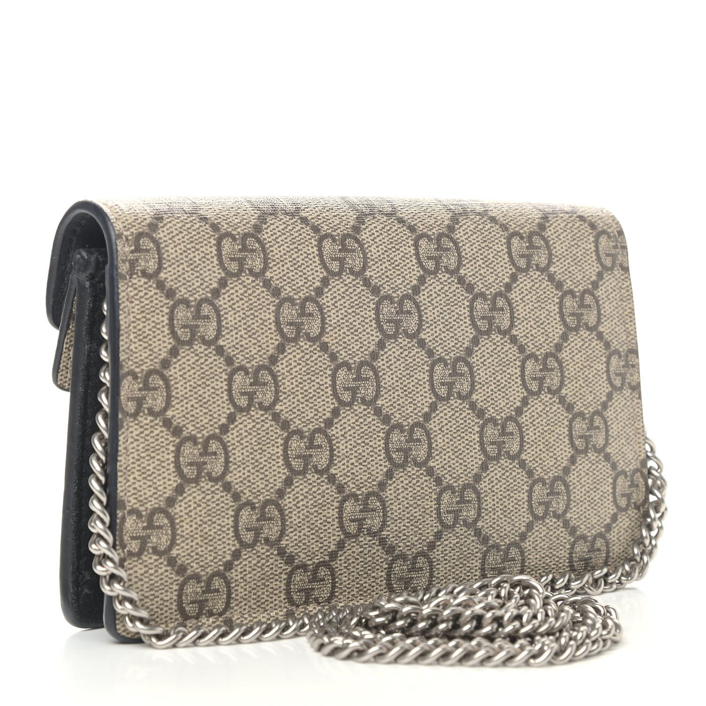 GG Supreme Monogram Super Mini Dionysus Shoulder Bag Black