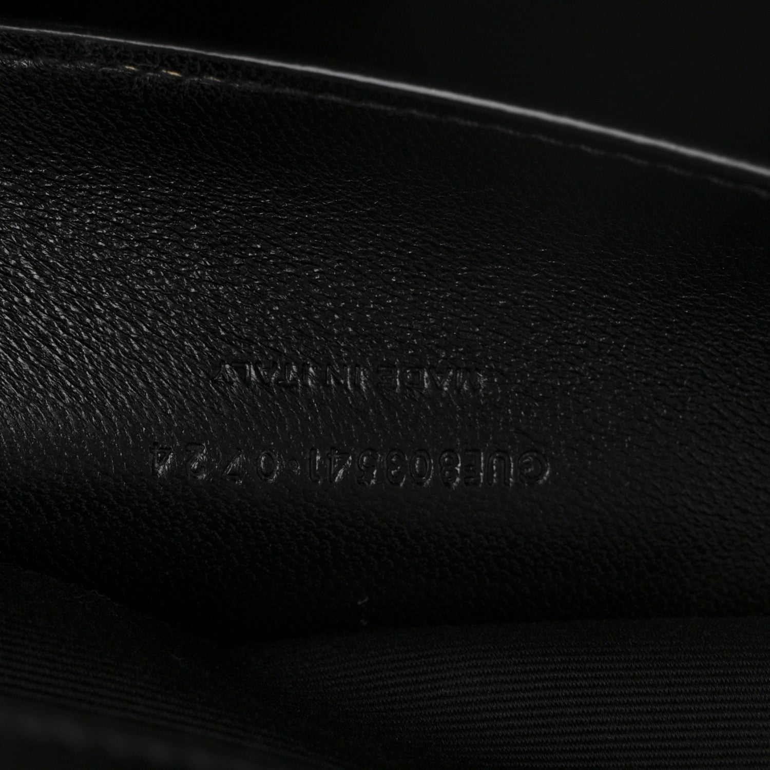 Saint Laurent Lambskin Chevron Quilted Large Loulou Black 8 of 11