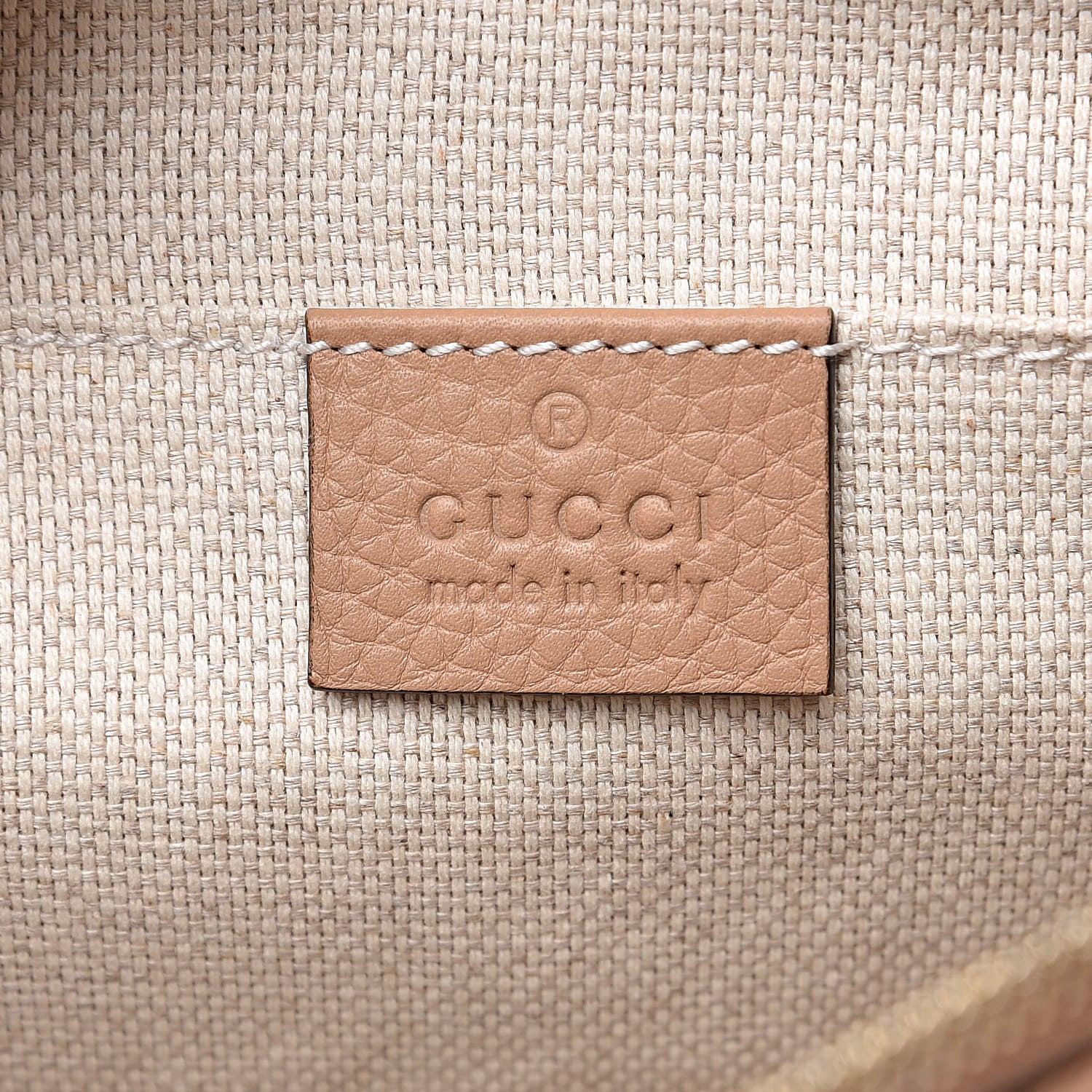 Gucci Pebbled Calfskin Small Soho Disco Bag Rose Beige 6 of 11