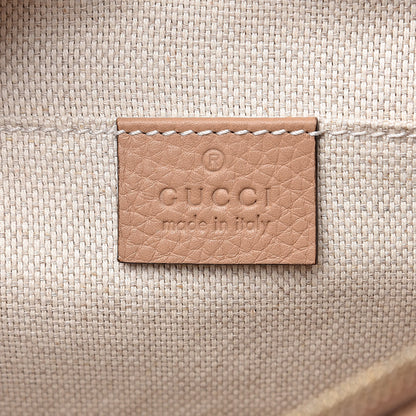 Gucci Pebbled Calfskin Small Soho Disco Bag Rose Beige 6 of 11