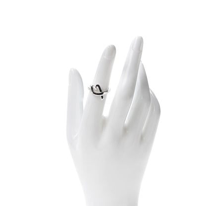Tiffany Sterling Silver Paloma Picasso Loving Heart Ring 50 5.5 2 of 5
