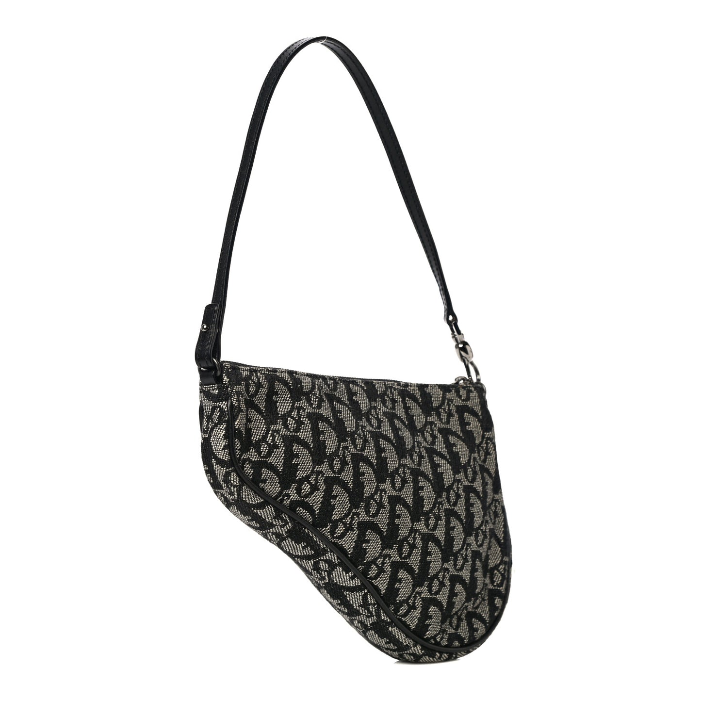 Monogram Mini Saddle Pochette Black