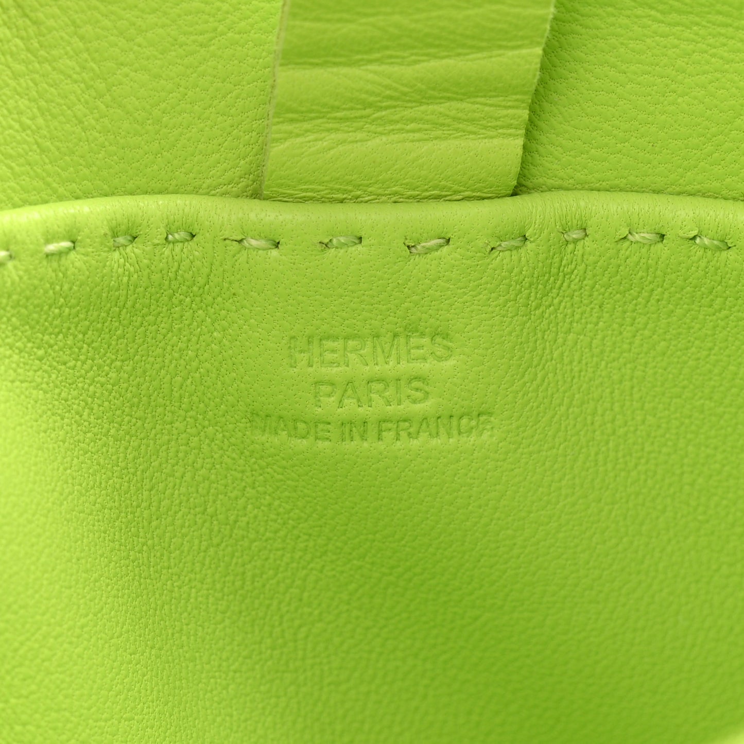 Lambskin Clou De Selle Pouch Kiwi