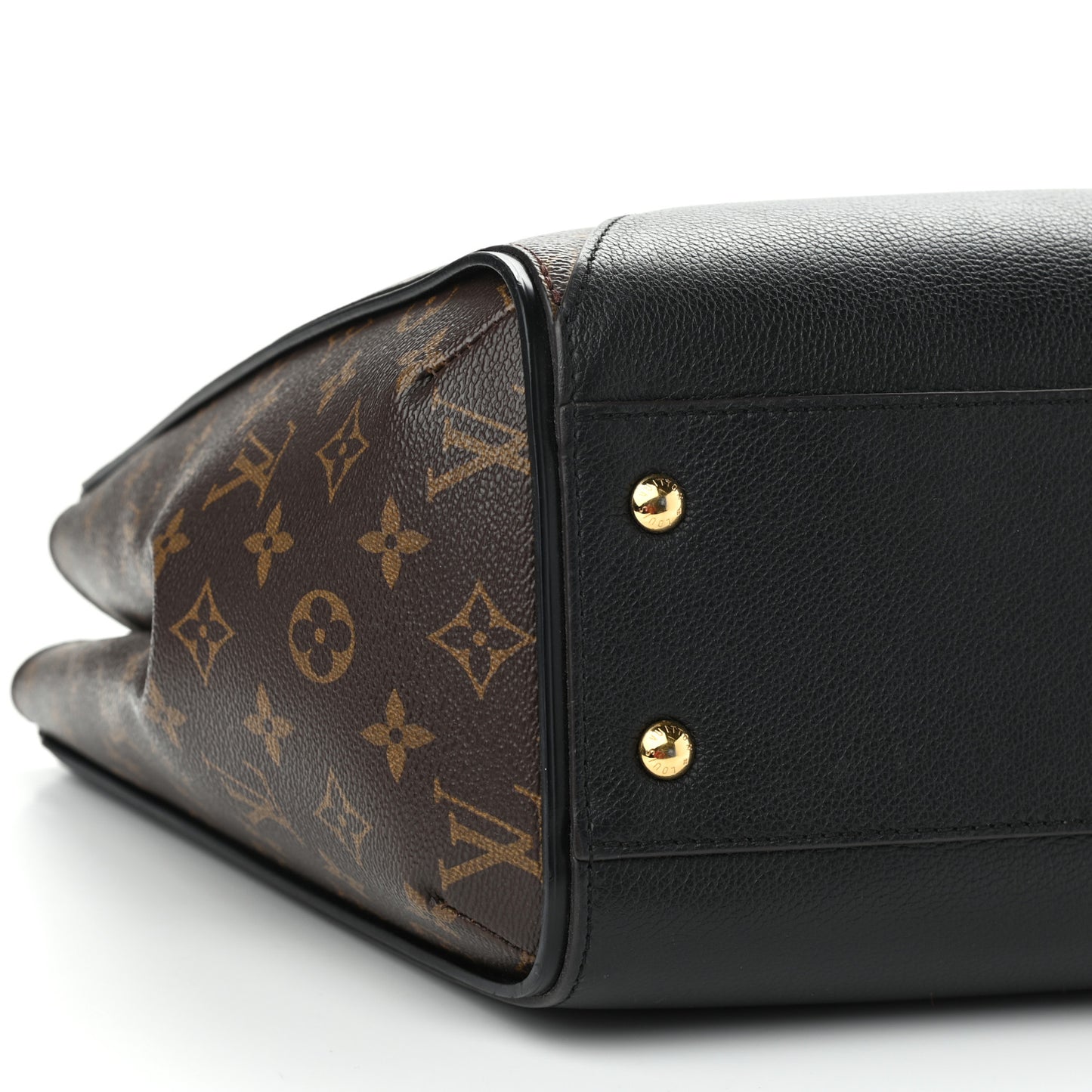 Calfskin Monogram Kimono Tote Black