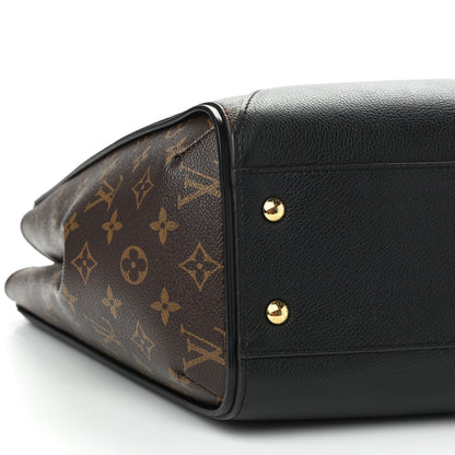 Louis Vuitton Calfskin Monogram Kimono Tote Black 8 of 9