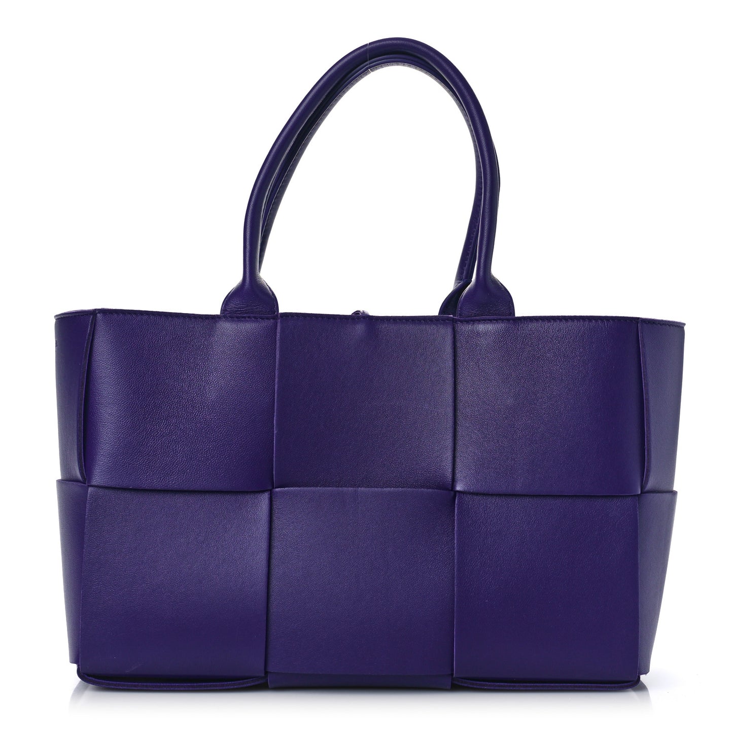 Smooth Calfskin Intrecciato Small Arco Tote Unicorn