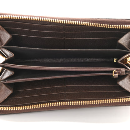 Gucci GG Supreme Monogram Web Ophidia Zip Around Wallet Brown 5 of 8