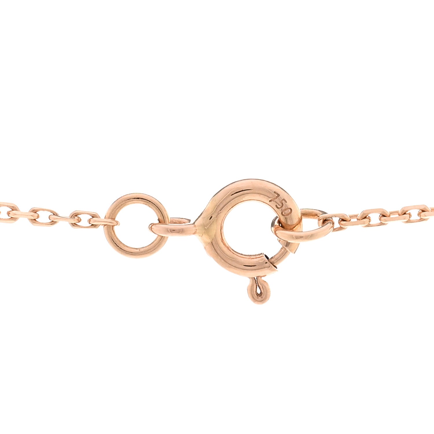 Louis Vuitton 18K Pink Gold Diamond Mother of Pearl Color Blossom BB Star Pendant Necklace 5 of 6