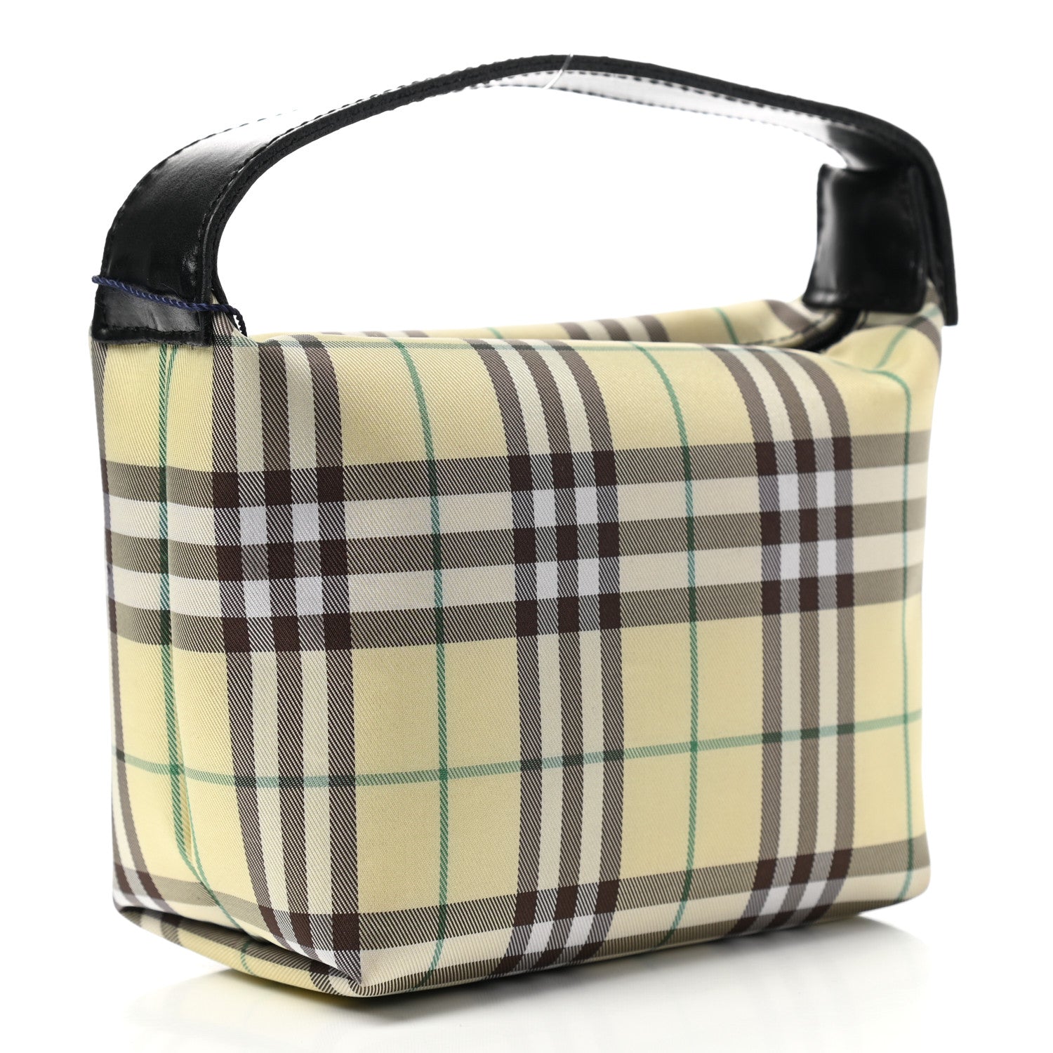Burberry House Check Hand Bag Green Multicolor 2 of 5