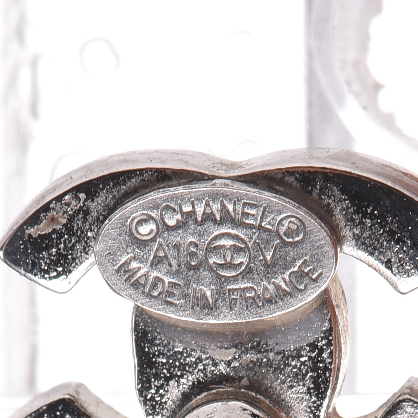 Crystal Pearl CC Drop Earrings