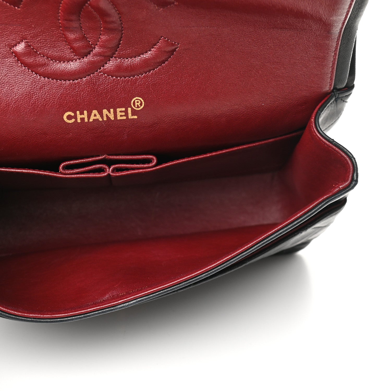 Chanel Lambskin Quilted Medium Double Flap Black 5 of 9