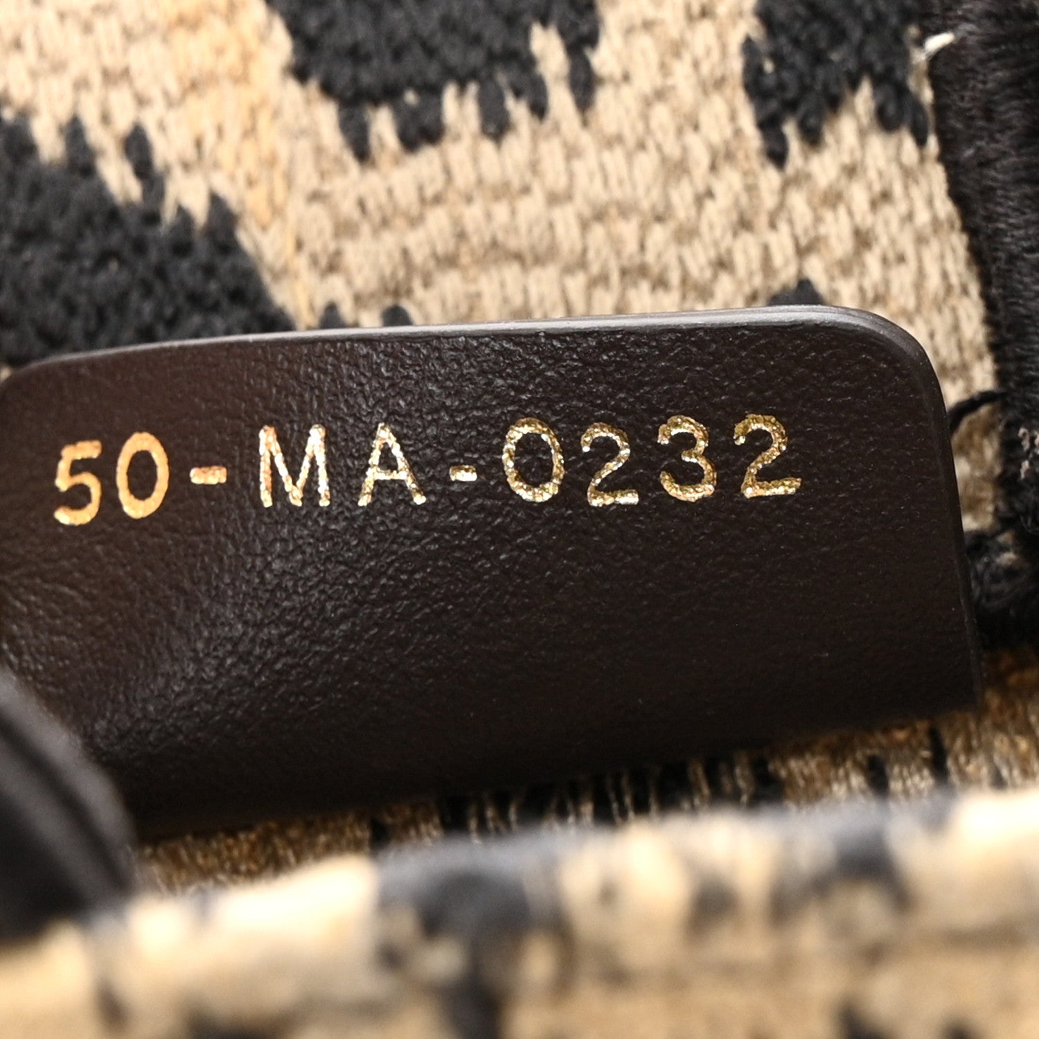 Christian Dior Canvas Mizza Embroidered Mini Book Tote Phone Bag Beige 7 of 10