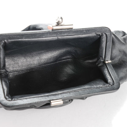 Chanel Lambskin Monte Carlo Clutch Black 5 of 7