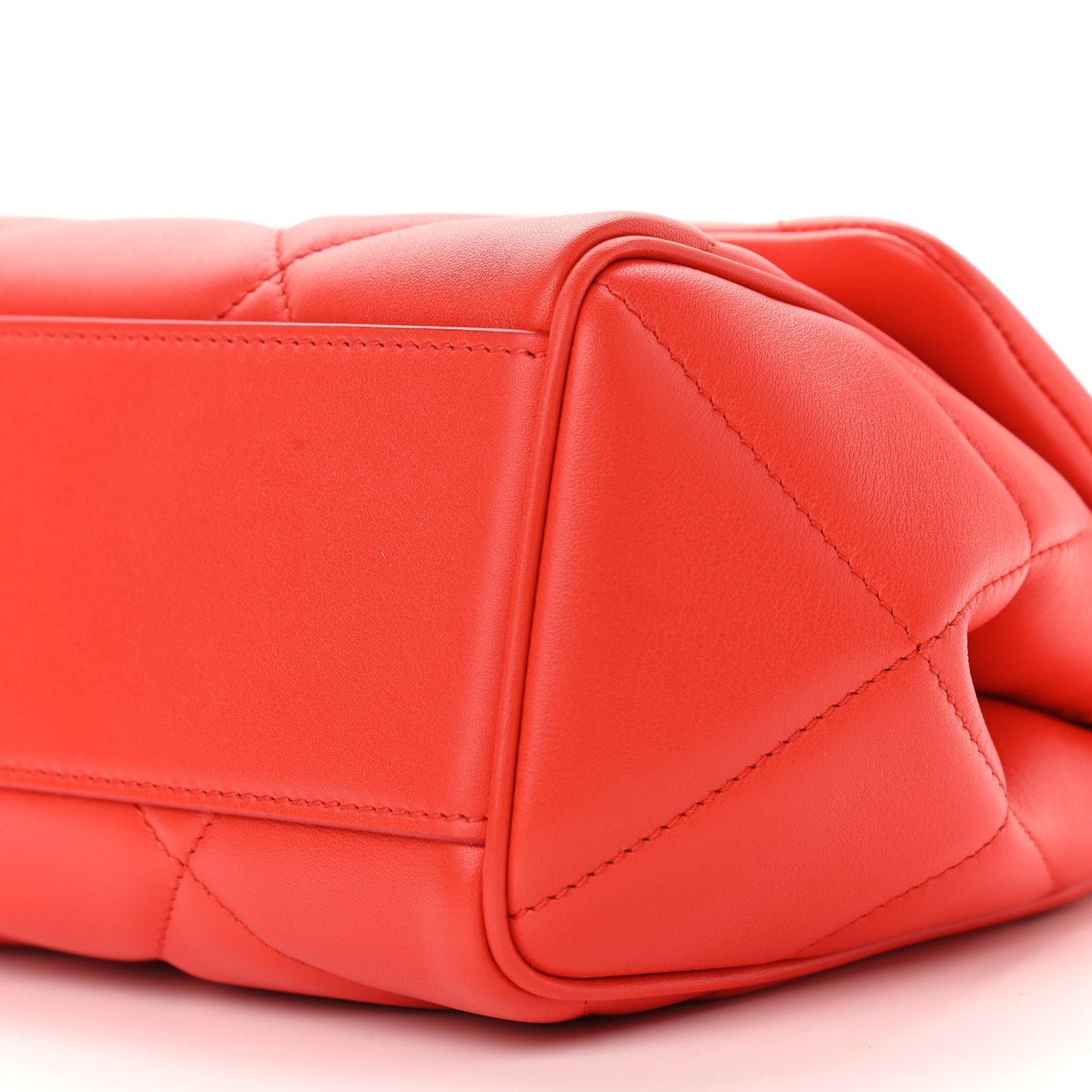 Calfskin Quilted Small Miss Sicily Satchel Red