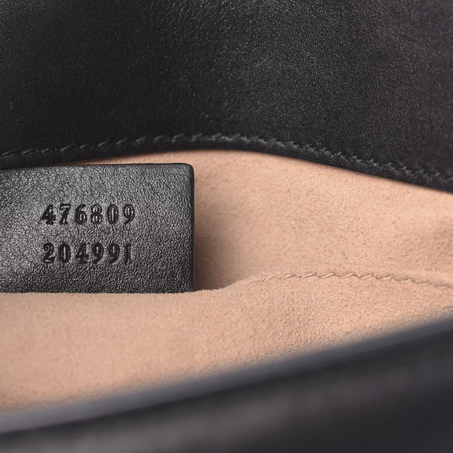 Calfskin Matelasse Pearly GG Marmont Chain Belt Bag Black