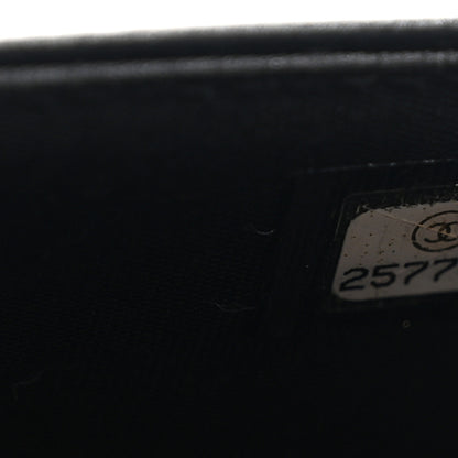 Chanel Caviar Quilted Boy Wallet On Chain WOC Black 8 of 12