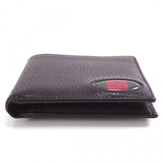 Leather Signature Mens Wallet Black