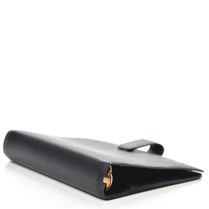 Louis Vuitton Epi Medium Ring Agenda Black 3 of 9