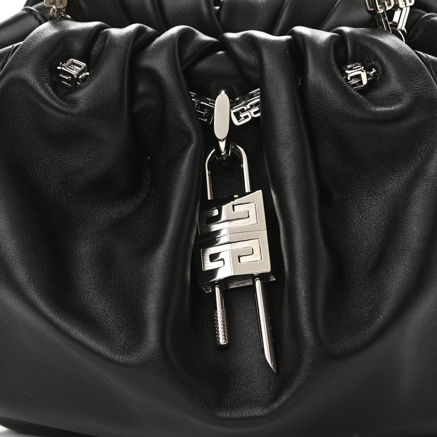 Givenchy Calfskin Kenny Shoulder Bag Black 8 of 10