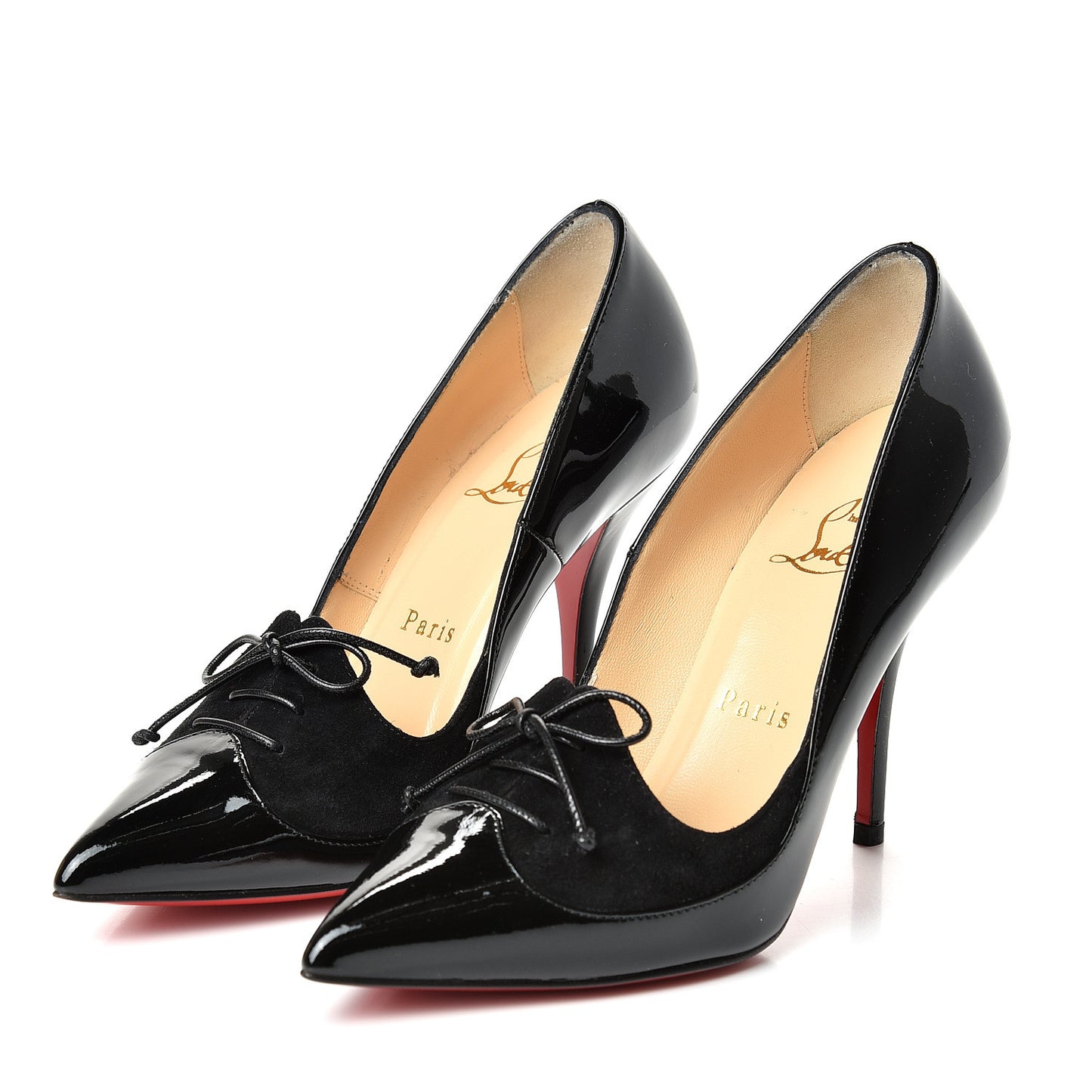 Patent Veau Velours Queue De Pie 100 Pumps 35 Black
