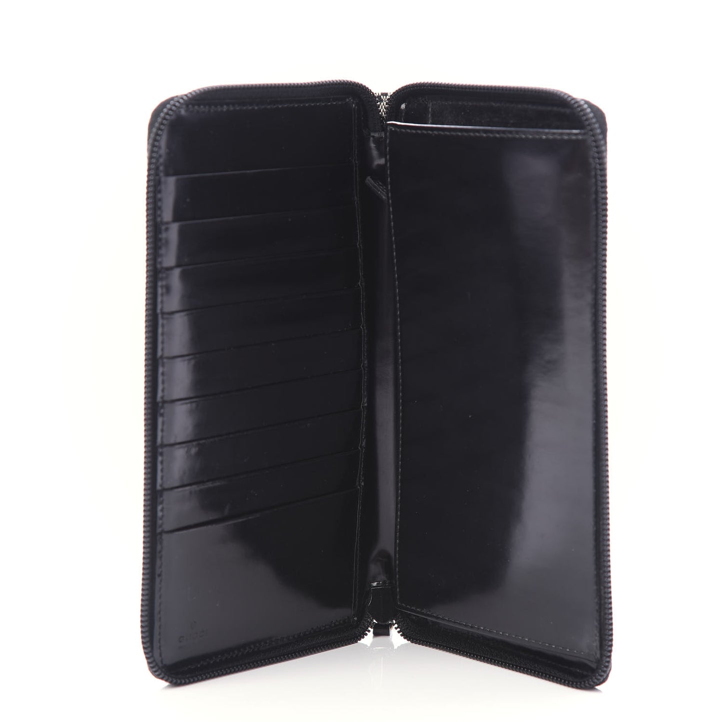 Monogram Zip Around Organizer Wallet Black