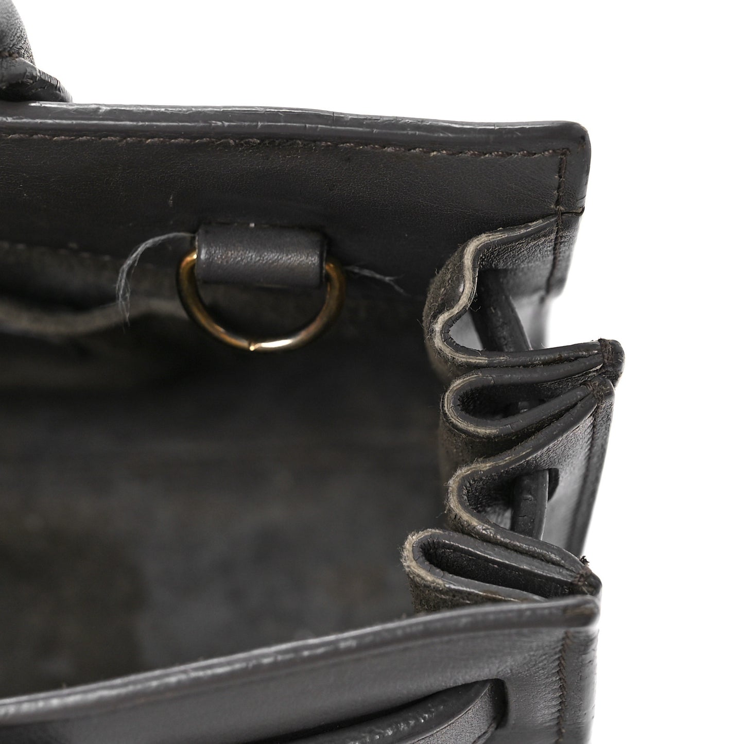 Calfskin Nano Sac De Jour Fog
