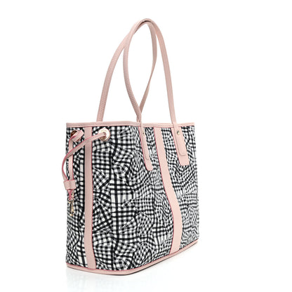MCM Visetos Medium Liz Reversible Shopper Tote Powder Pink 5 of 13