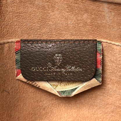 Gucci Coated Canvas Monogram Web Clutch Brown 7 of 14