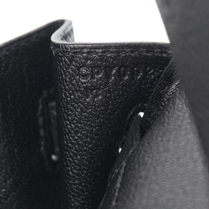 Hermes Togo Birkin 25 Black 7 of 12