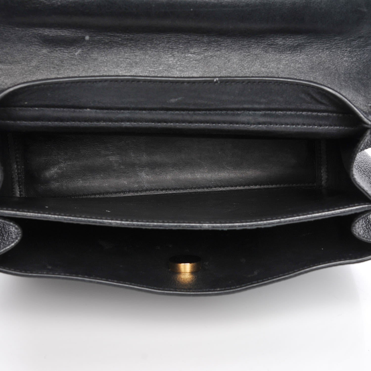 Saint Laurent Grained Calfskin Small Moujik Top Handle Bag Black 5 of 14