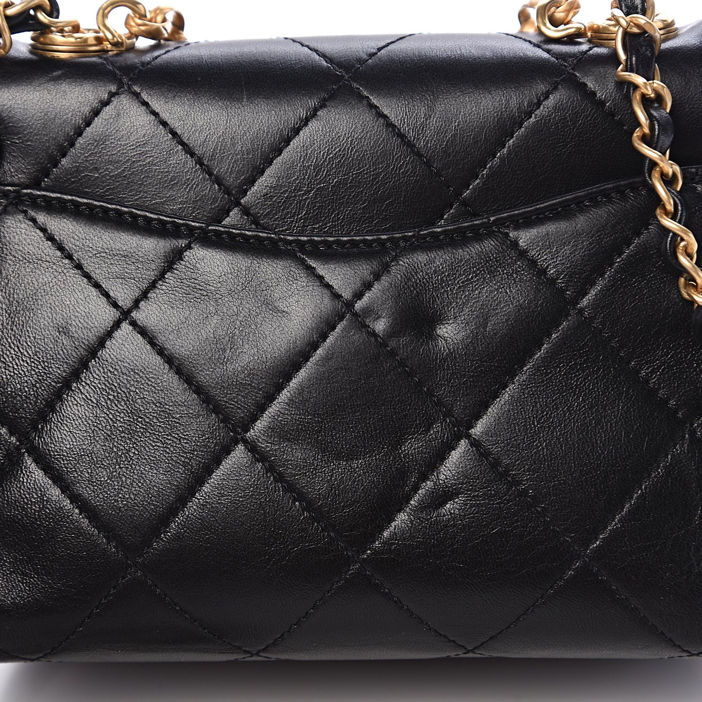Lambskin Quilted My Crush Bag Black