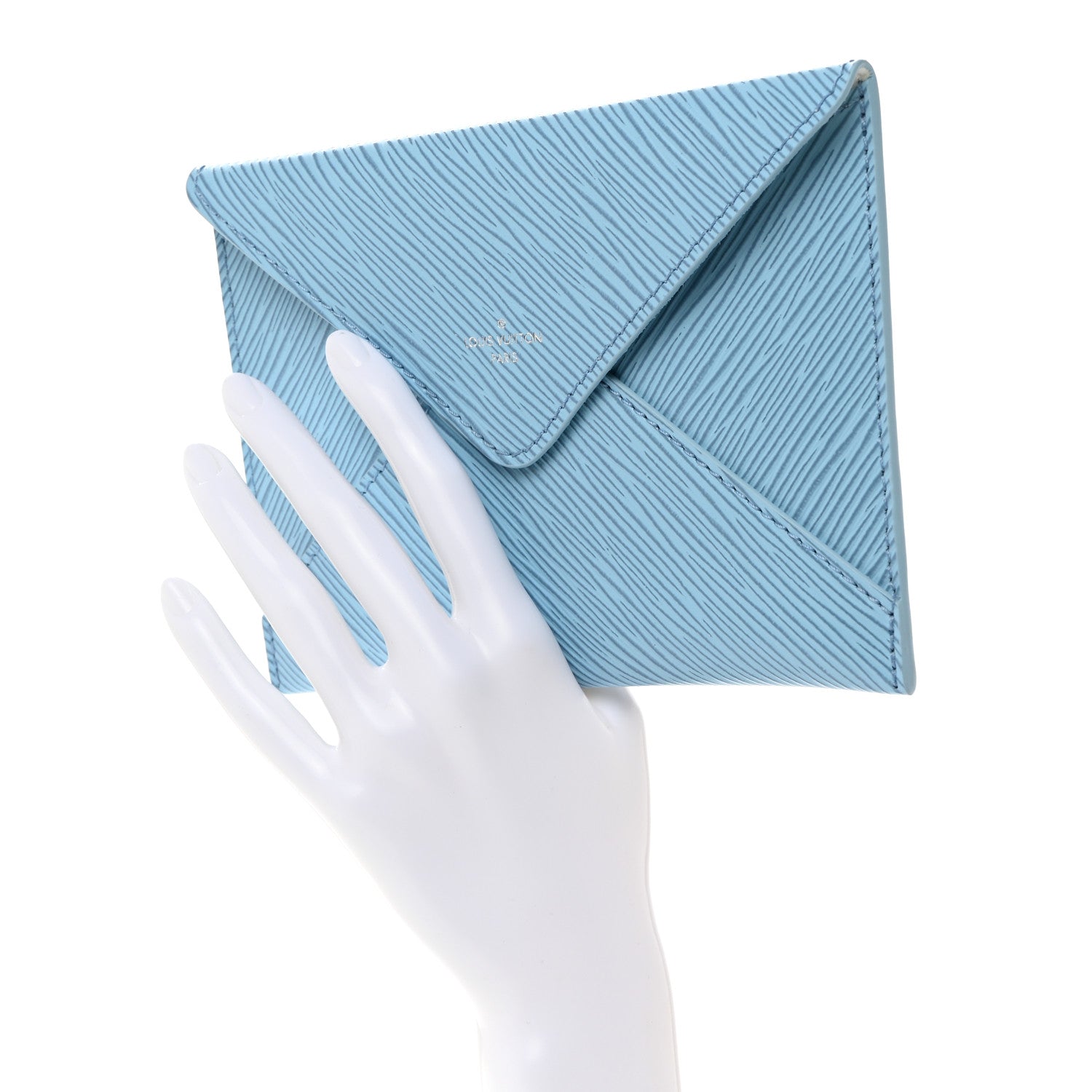 Louis Vuitton Epi Envelope Pouch Blue 2 of 6