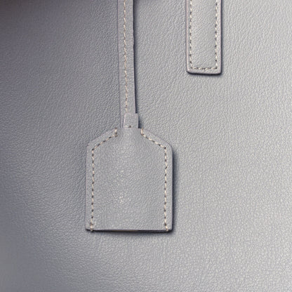Saint Laurent Calfskin Large Shopping Tote Blanc Vintage 8 of 11