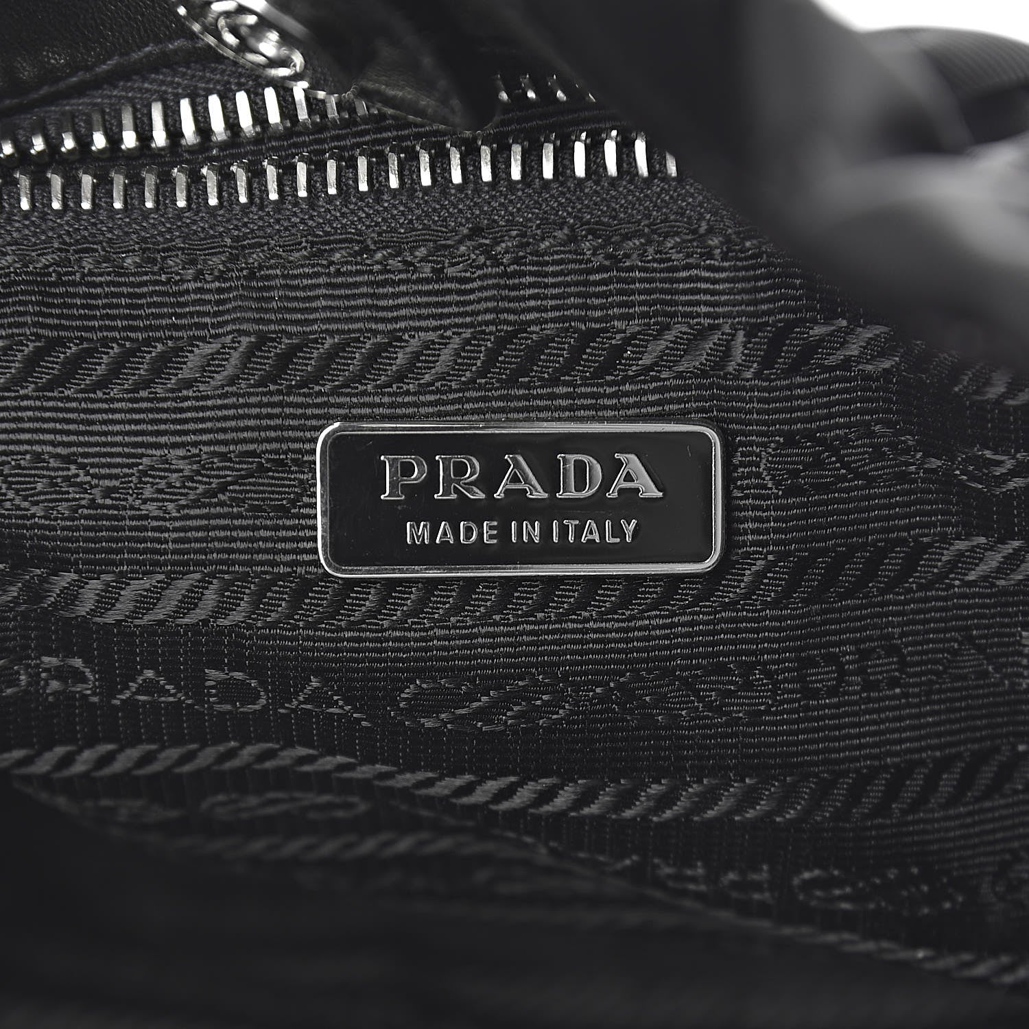 Prada Tessuto Nylon Gaufre Tote Black 6 of 12