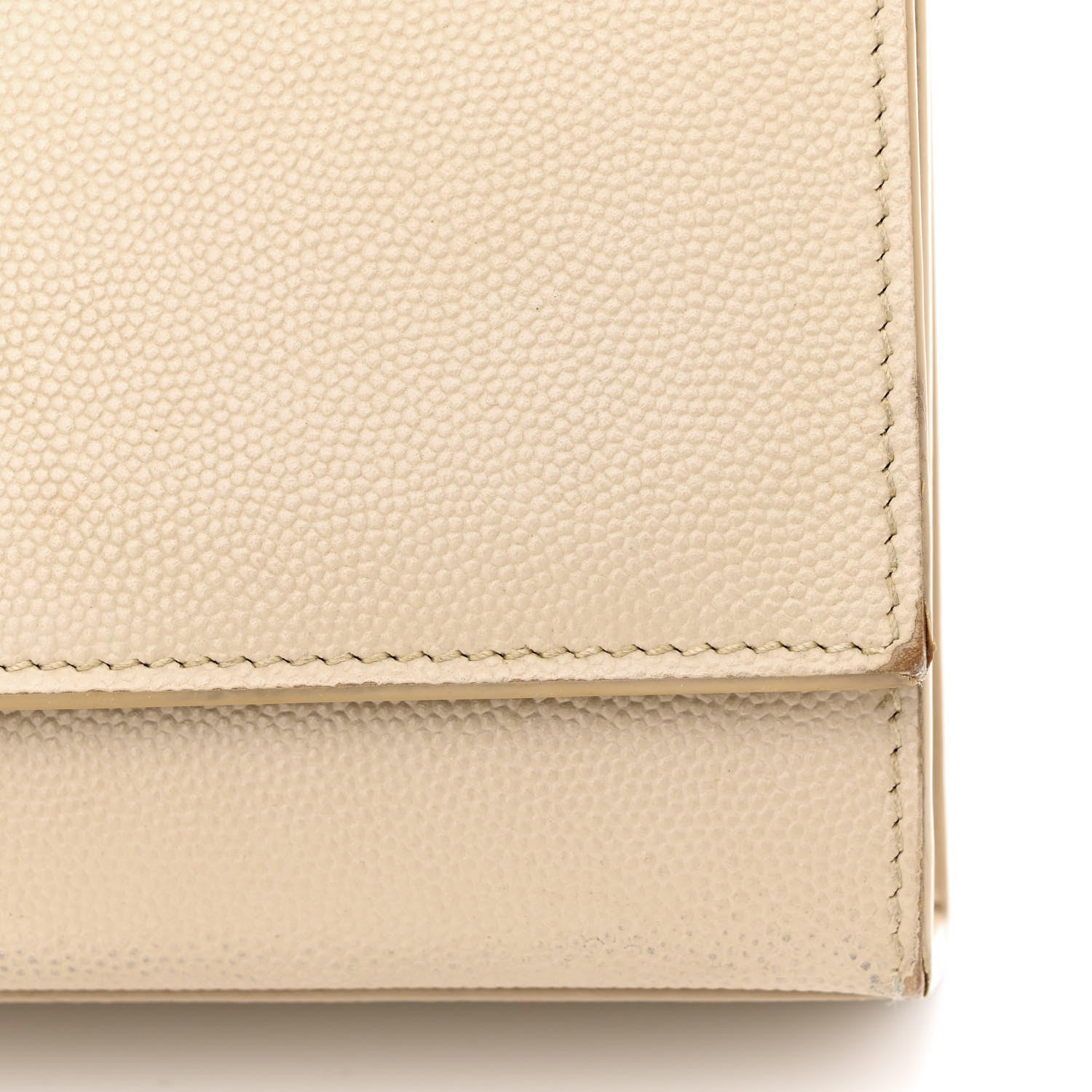 Saint Laurent Grain De Poudre Medium Classic Monogram Kate Satchel Sable Beige 13 of 14