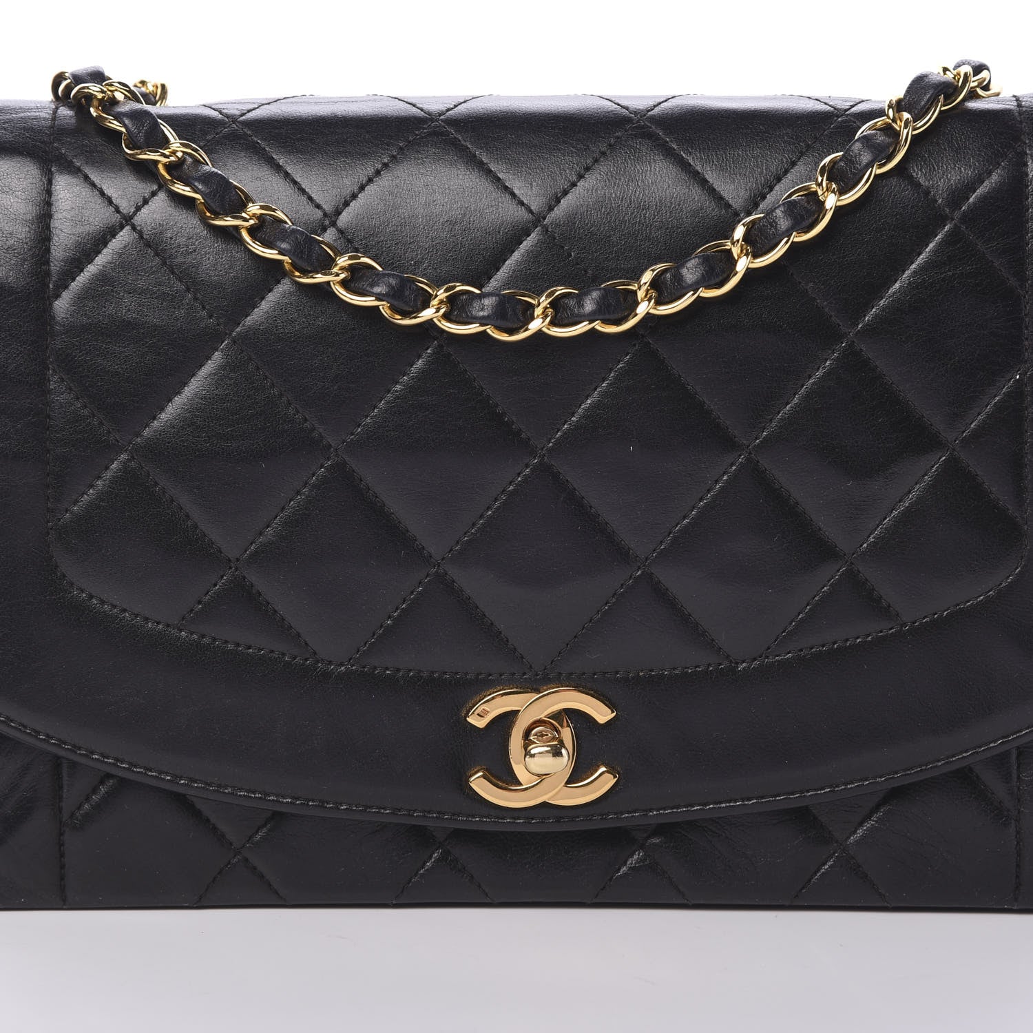 Chanel Lambskin Quilted Small Single Flap Black 18 of 19