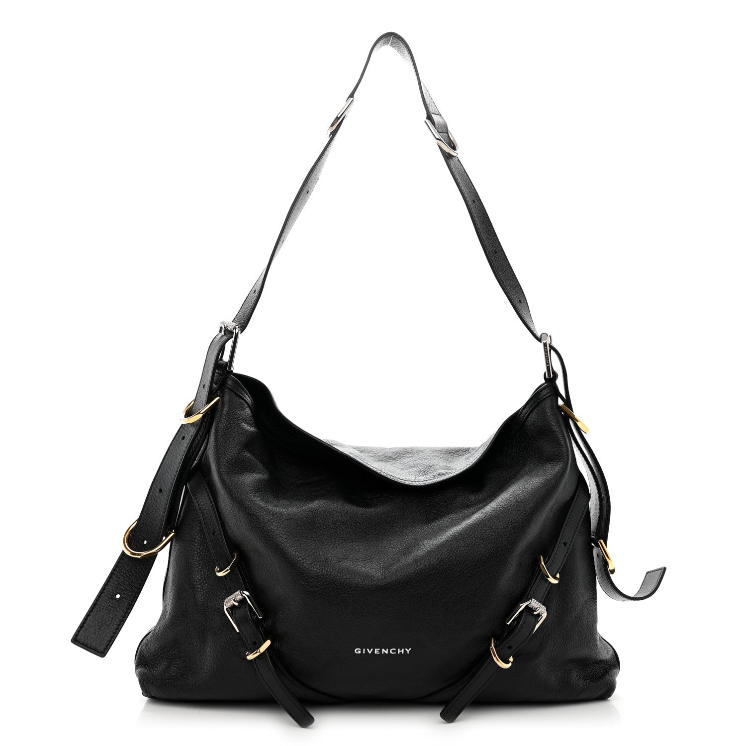 Givenchy Calfskin Medium Voyou Bag Black 1 of 13