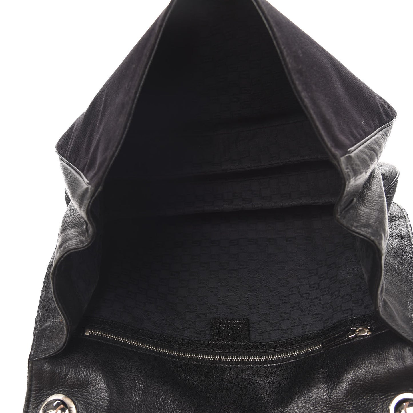 Velvet Web Blondie Medium Shoulder Flap Bag Black White