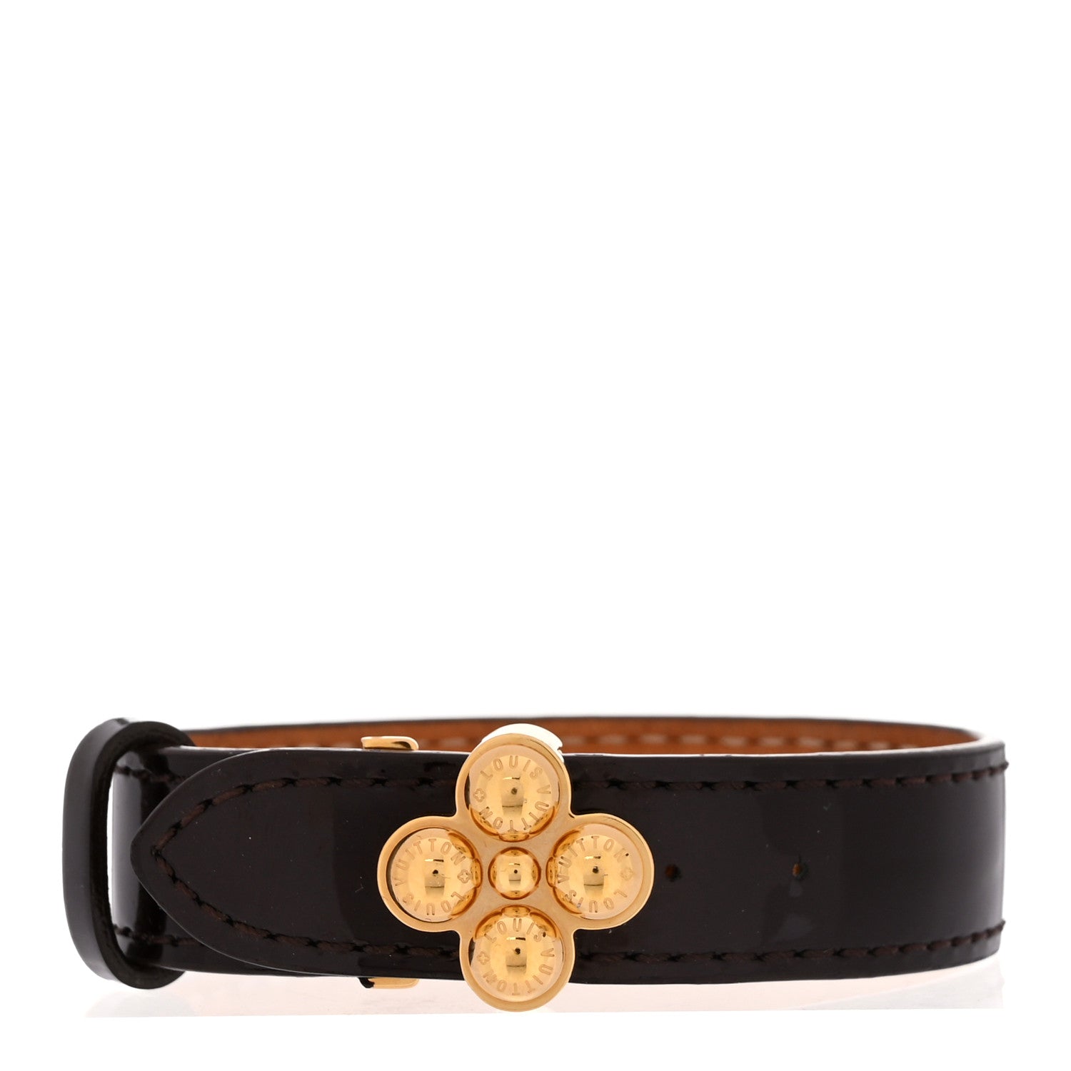 Louis Vuitton Vernis Wish Bracelet 17 Amarante 1 of 6