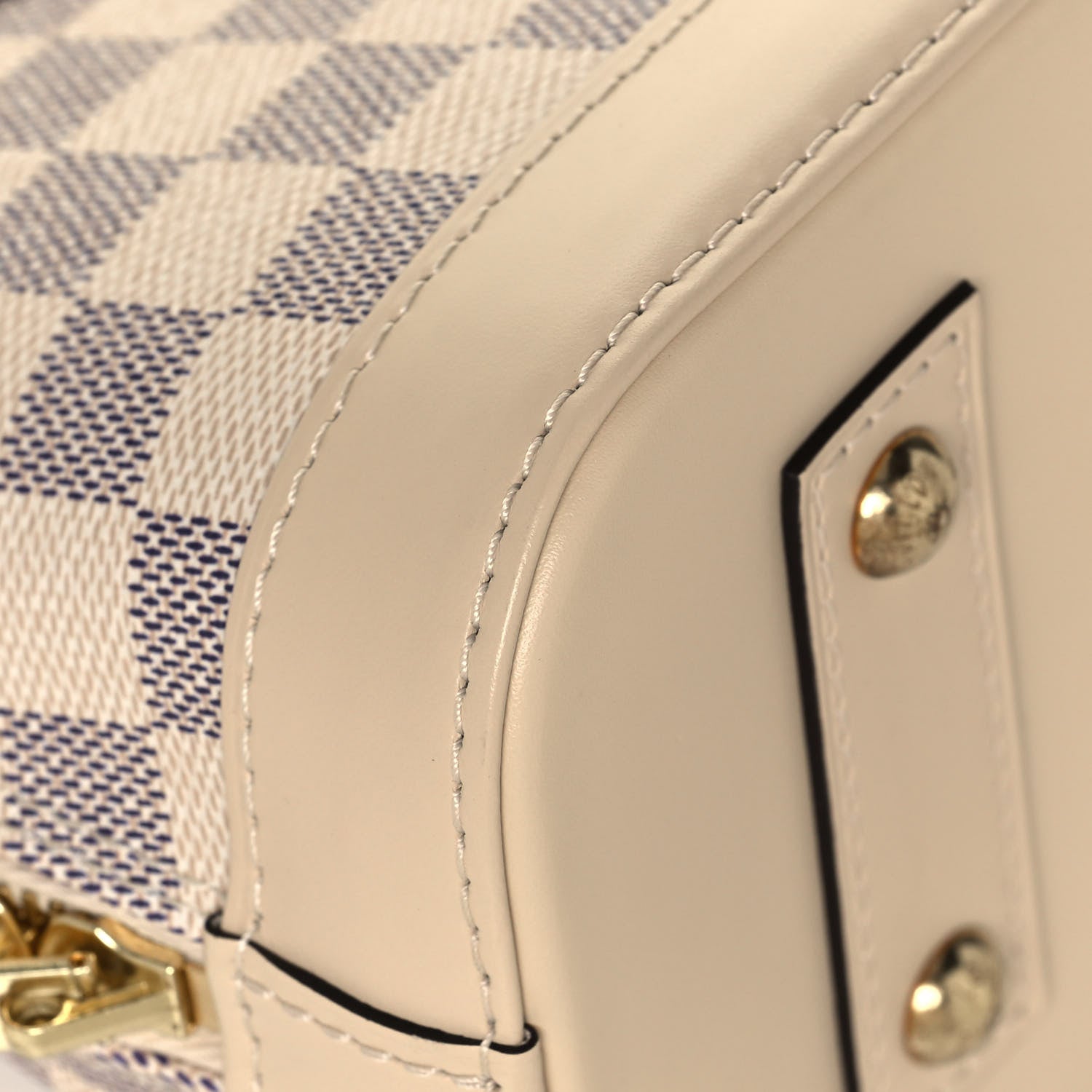 Louis Vuitton Damier Azur Braided Alma BB 8 of 12