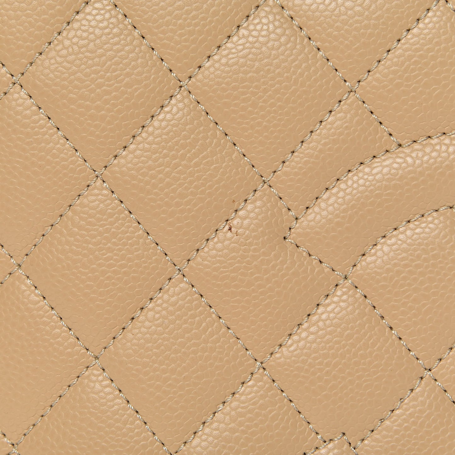 Caviar Quilted Grand Shopping Tote GST Beige Clair