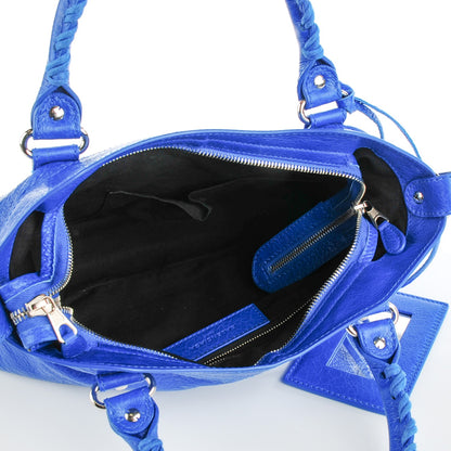 Balenciaga Agneau Giant 12 Silver Hardware Town Bleu Lazuli 6 of 8