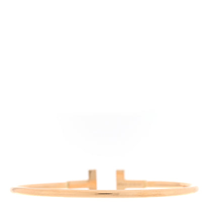 Tiffany 18K Rose Gold T Wire Bracelet 2 of 3