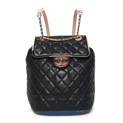 Chanel Lambskin Quilted Small Cuba Urban Spirit Backpack Black 1 of 13