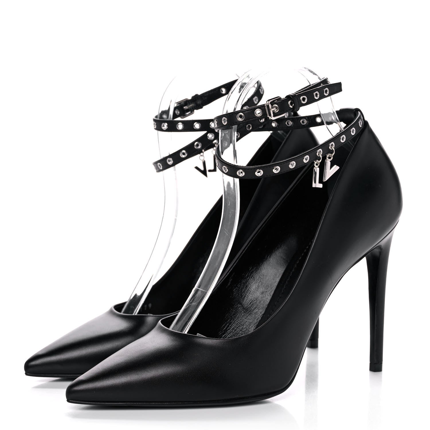 Louis Vuitton Calfskin Call Back Pumps 40 Black 3 of 12