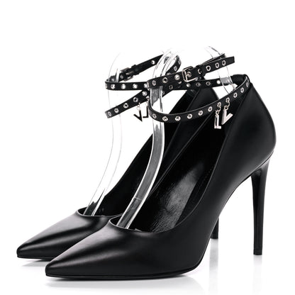 Louis Vuitton Calfskin Call Back Pumps 40 Black 3 of 12